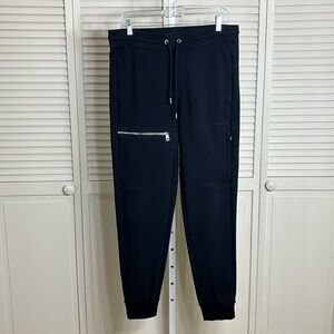 Moncler Men's Jogger Sweatpants Authenticated Dark Blue Medium